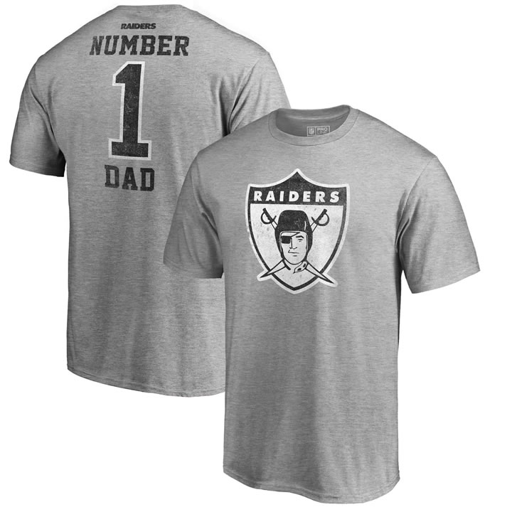 Oakland Raiders Heathered Gray Big and Tall Greatest Dad Retro Tri-Blend NFL Pro Line by Fanatics Branded T-Shirt,We sell and wholesale Oakland Raiders Heathered Gray Big and Tall Greatest Dad Retro Tri-Blend NFL Pro Line by Fanatics Branded T-Shirt on line form chian!